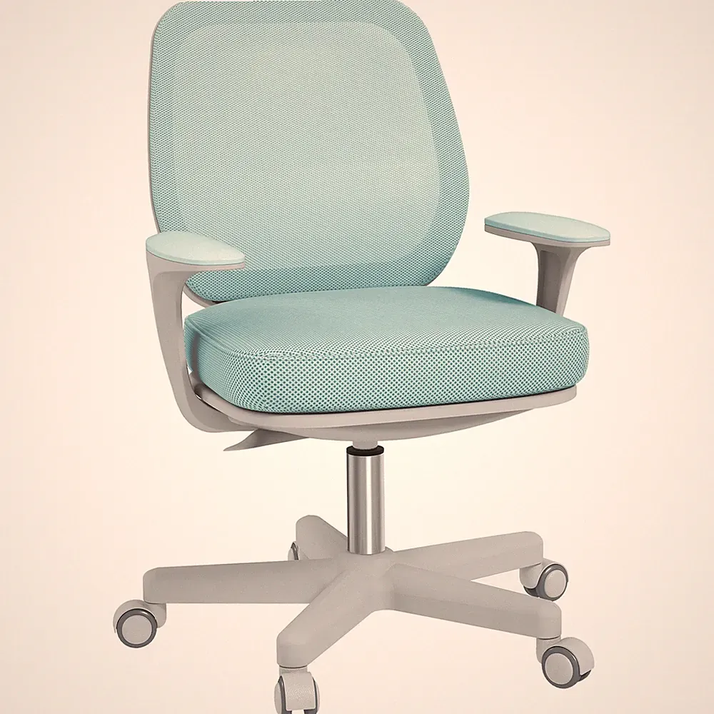 Bürostuhl Ergonomisch Schreibtischstuhl mit Drehfunktion, Refurbished