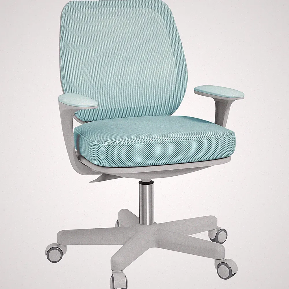 Bürostuhl Ergonomisch Schreibtischstuhl mit Drehfunktion, Refurbished