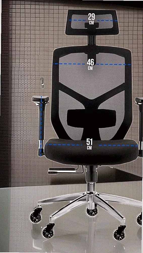 Bürostuhl Ergonomisch [TESTSIEGER] Kratzerfreie Rollen...