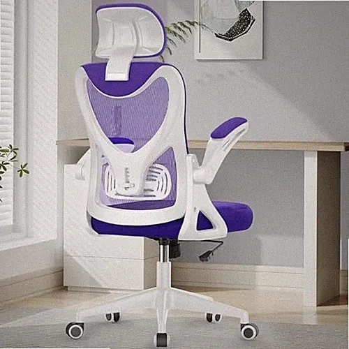Bürostuhl - Ergonomischer Schreibtischstuhl mit Lordosenstütze Kopfstütze verstellbar,...