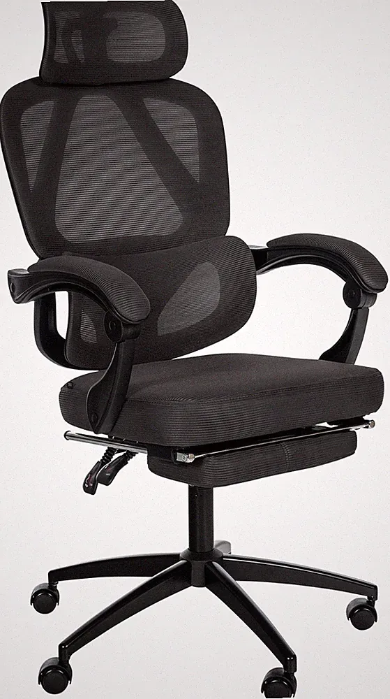 Bürostuhl Gander Ergonomisch Kopfstütze Fußstütze Lendenwirbelstütze verstellbar