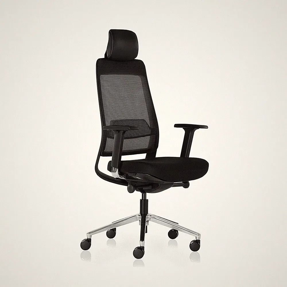 Bürostuhl Inwerk Teamo® Original Plus Schwarz Nackenstütze