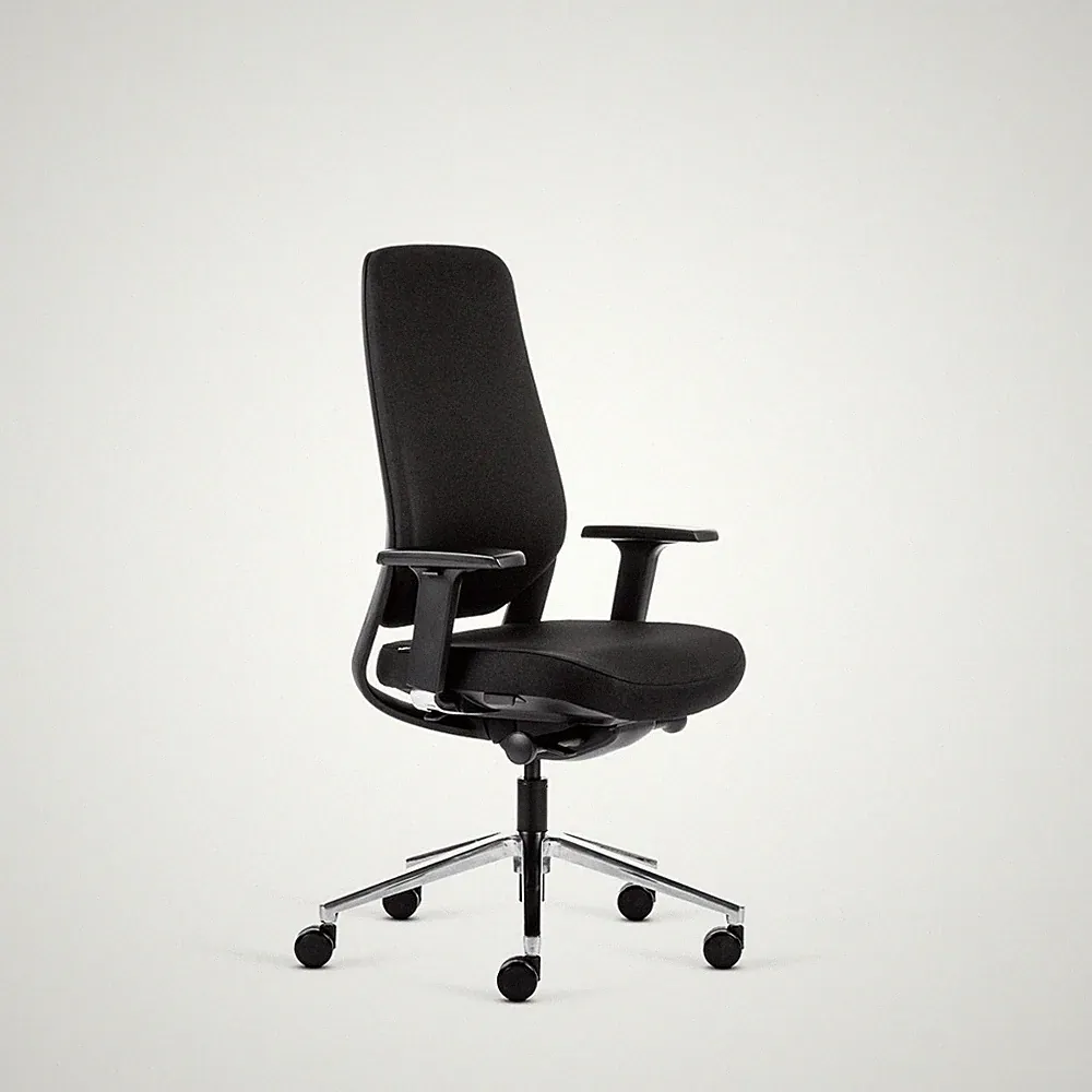 Bürostuhl Inwerk Teamo® Plush Schwarz
