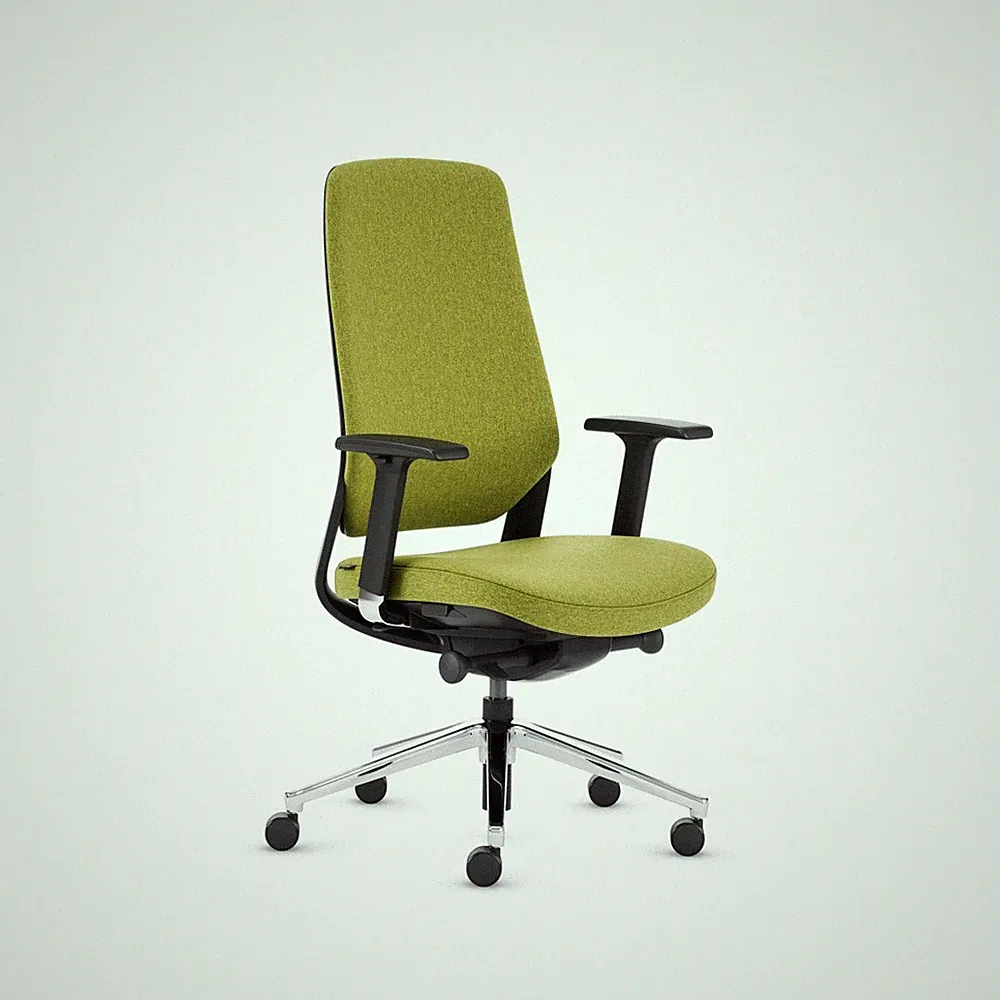 Bürostuhl Inwerk Teamo® Plush Schwarz/Grün