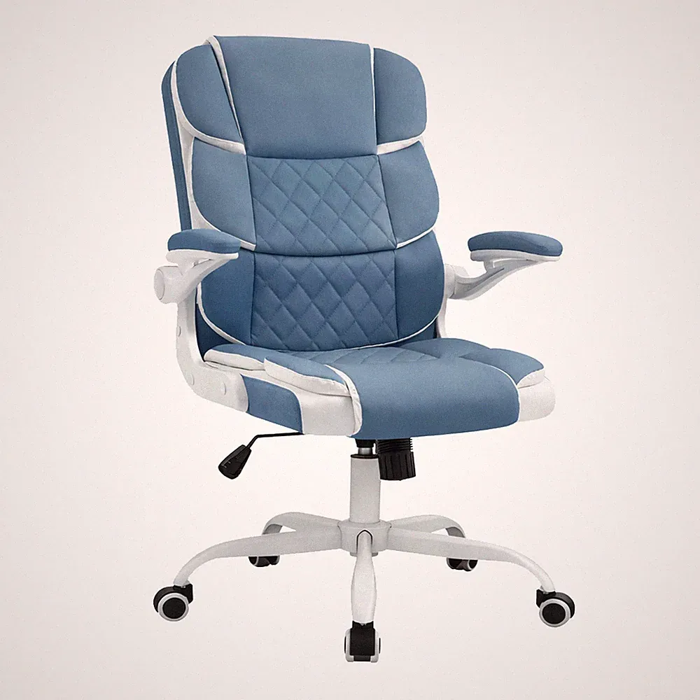 Bürostuhl Jasper Kunstleder Blau HTI-Living