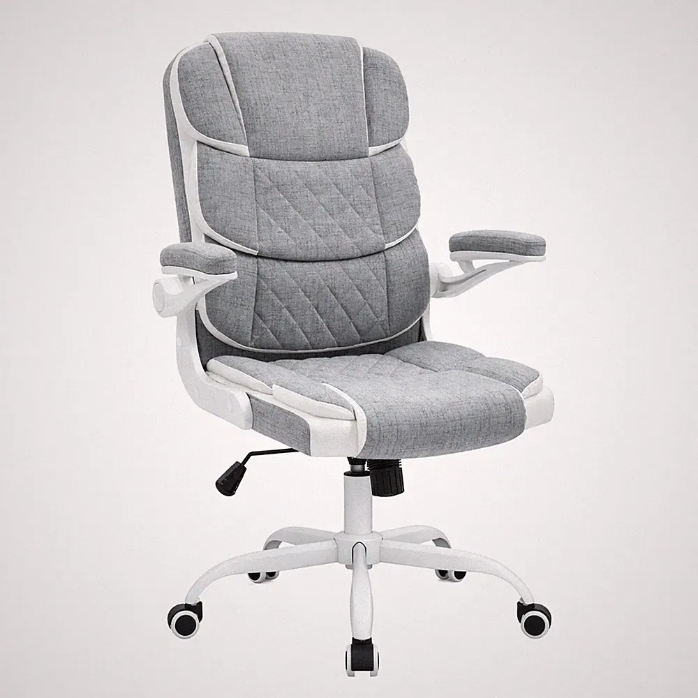 Bürostuhl Jasper Leinenoptik Grau HTI-Living