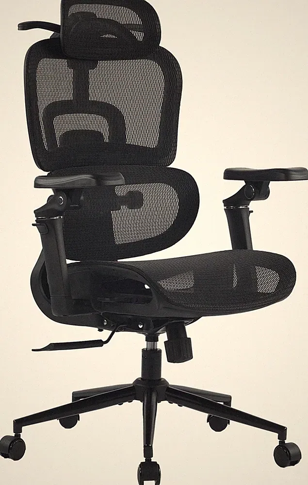 Bürostuhl Jenson höhenverstellbar ergonomisch Lordosenstütze bis 135° neigbar