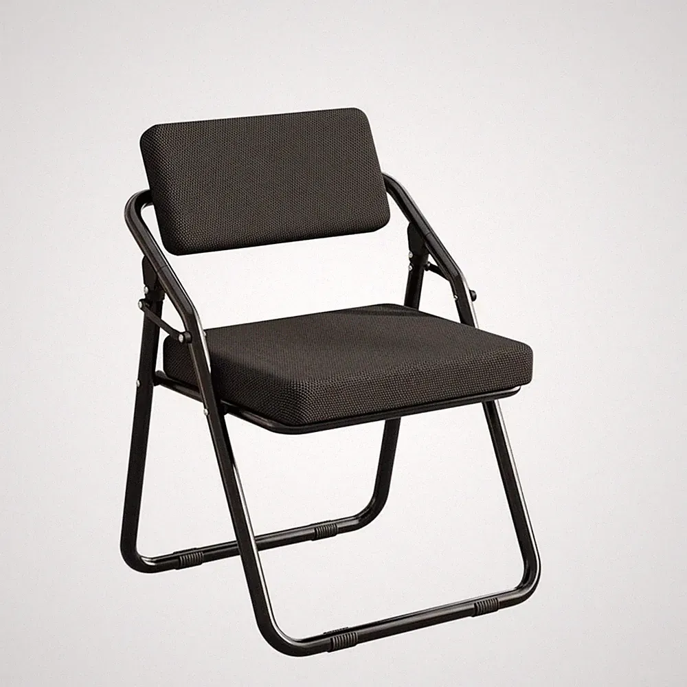 Bürostuhl klappbar schnell faltbar ergonomische Unterstützung für Heimarbeitszimmer