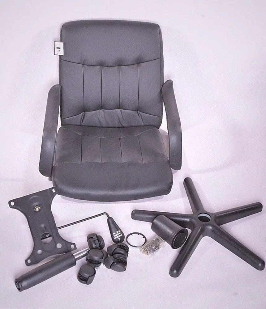 Bürostuhl Kunstleder Gaming Chefsessel Drehstuhl schwarz Ergonomisch Stuhl