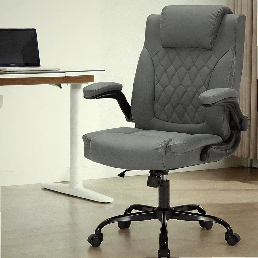 Bürostuhl Kunstleder Schreibtischstuhl Ergonomisch Chefsessel verstellbar Stuhl