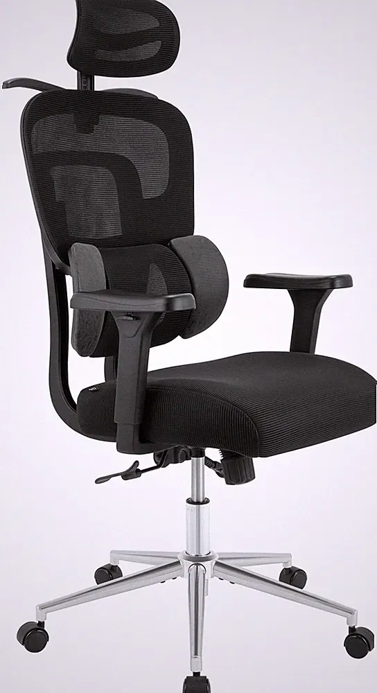 Bürostuhl Lothenda ergonomisch 3D-Armlehnen Lordosenstütze höhenverstellbar