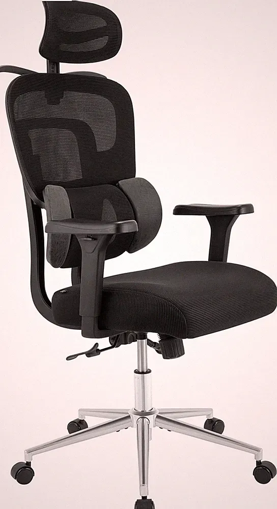 Bürostuhl Lothenda ergonomisch höhenverstellbar 3D-Armlehnen Lordosenstütze