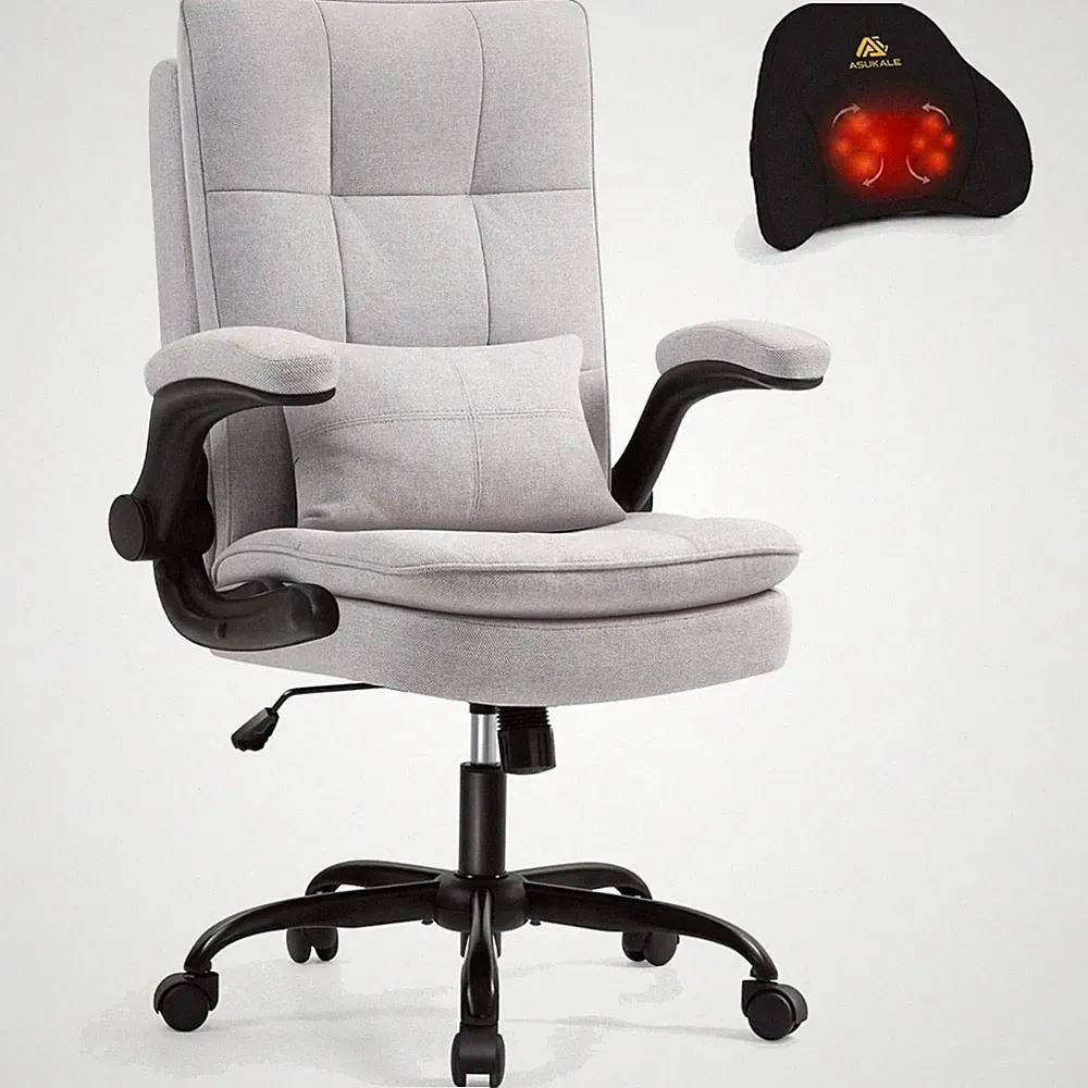 Bürostuhl Massage Ergonomisch atmungsaktiv Wärme 150kg höhenverstellbar
