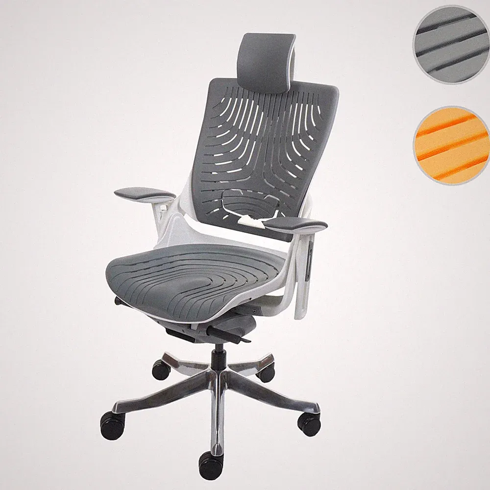 Bürostuhl MERRYFAIR Wau 2b, Schreibtischstuhl Drehstuhl, Hartschale, ergonomisch