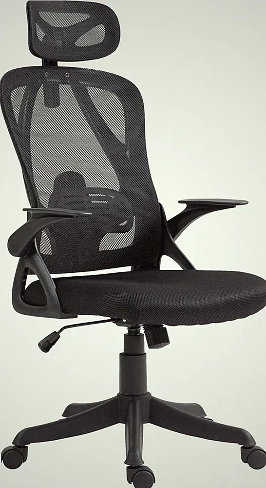 Bürostuhl Mesh schwarz 120 kg belastbar Drehstuhl Computerstuhl ergonomisch NEU