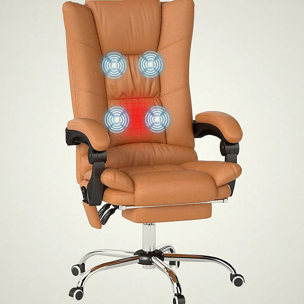 Bürostuhl mit Massagefunktion Ergonomischer Chefsessel mit Heizfunktion