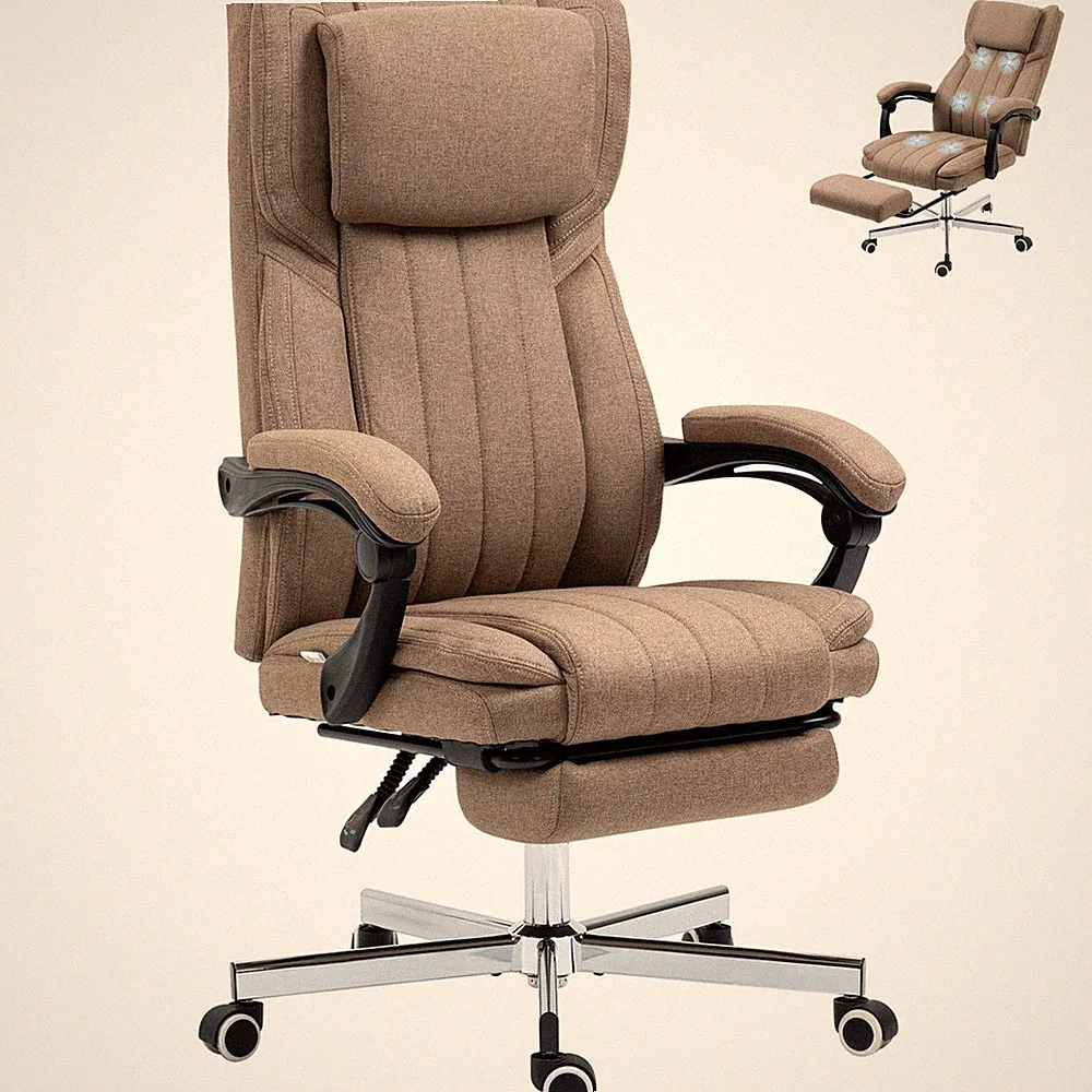 Bürostuhl mit Massagefunktion, Ergonomischer Schreibtischstuhl mit Liegefunktion