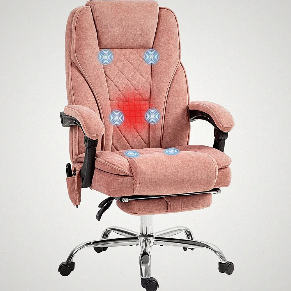 Bürostuhl mit Vibrtationsmassage, Ergonomischer Schreibtischstuhl mit Heizung