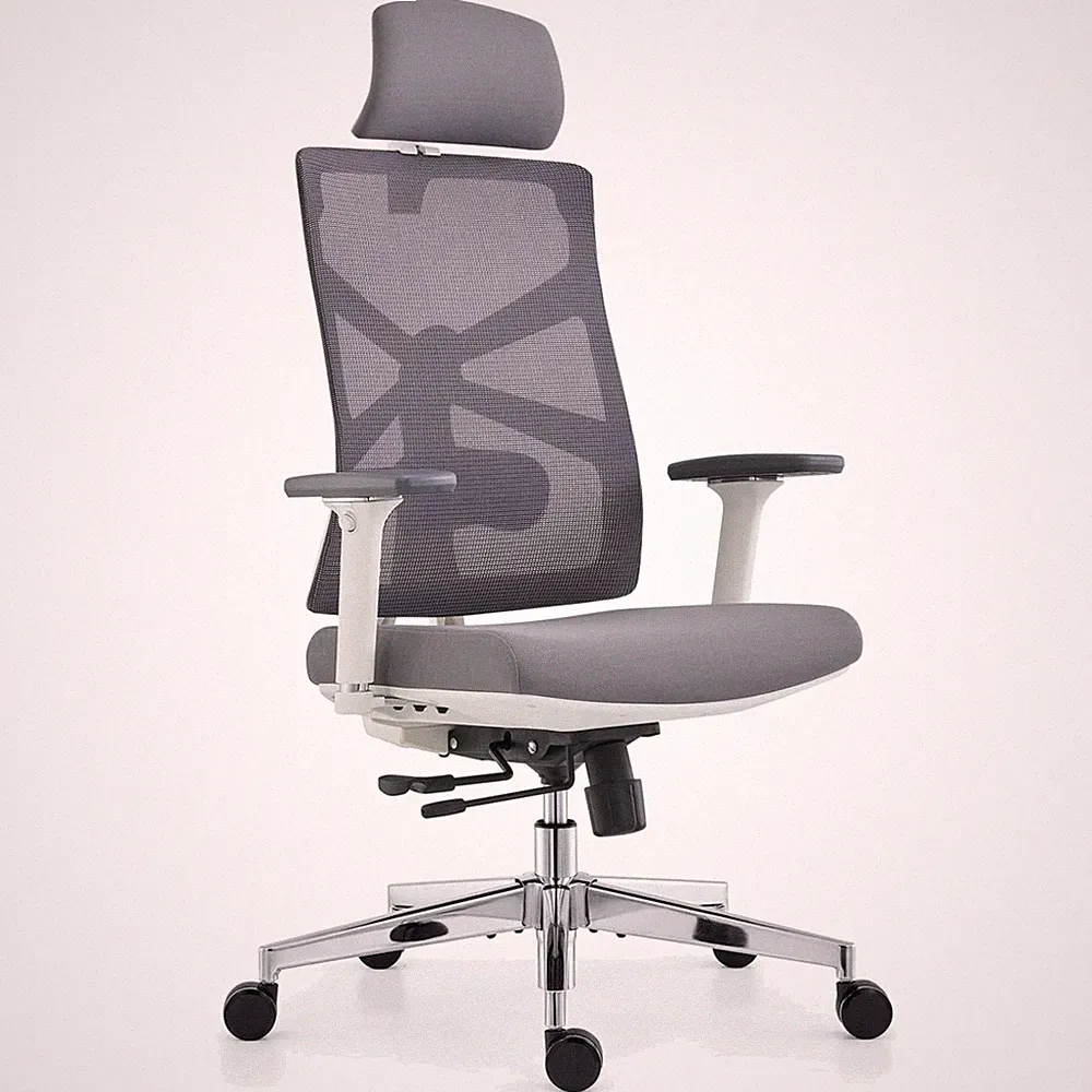 Bürostuhl Netzstuhl ergonomisch 4D Armlehnen Lendenstütze verstellbar