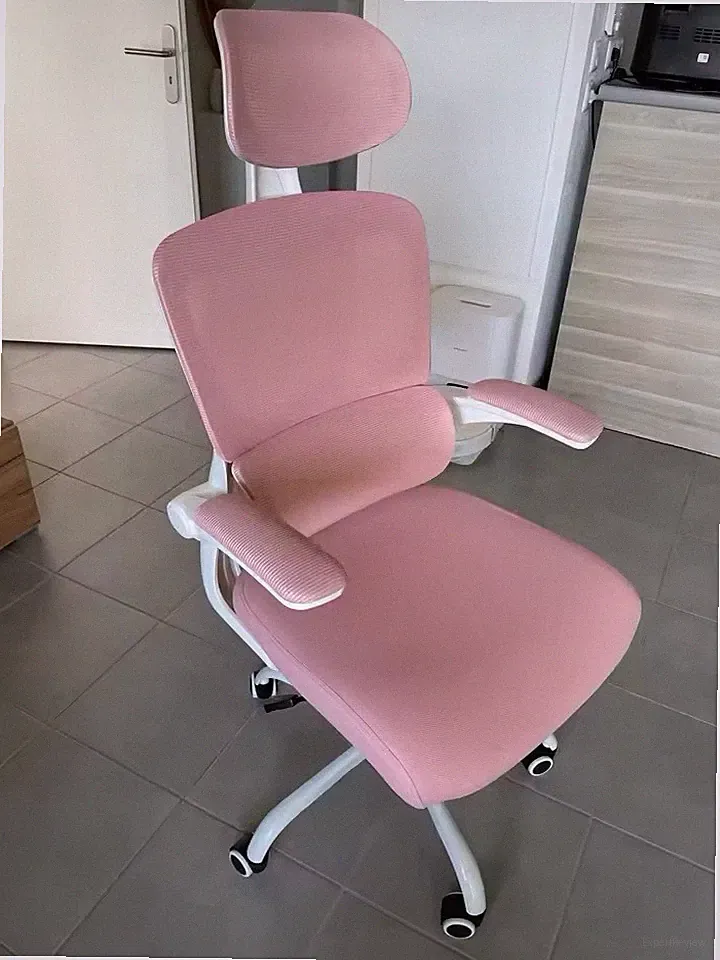 Bürostuhl Pink Weiß Ergonomisch Office Stuhl Sitzmöbel Modern Neu