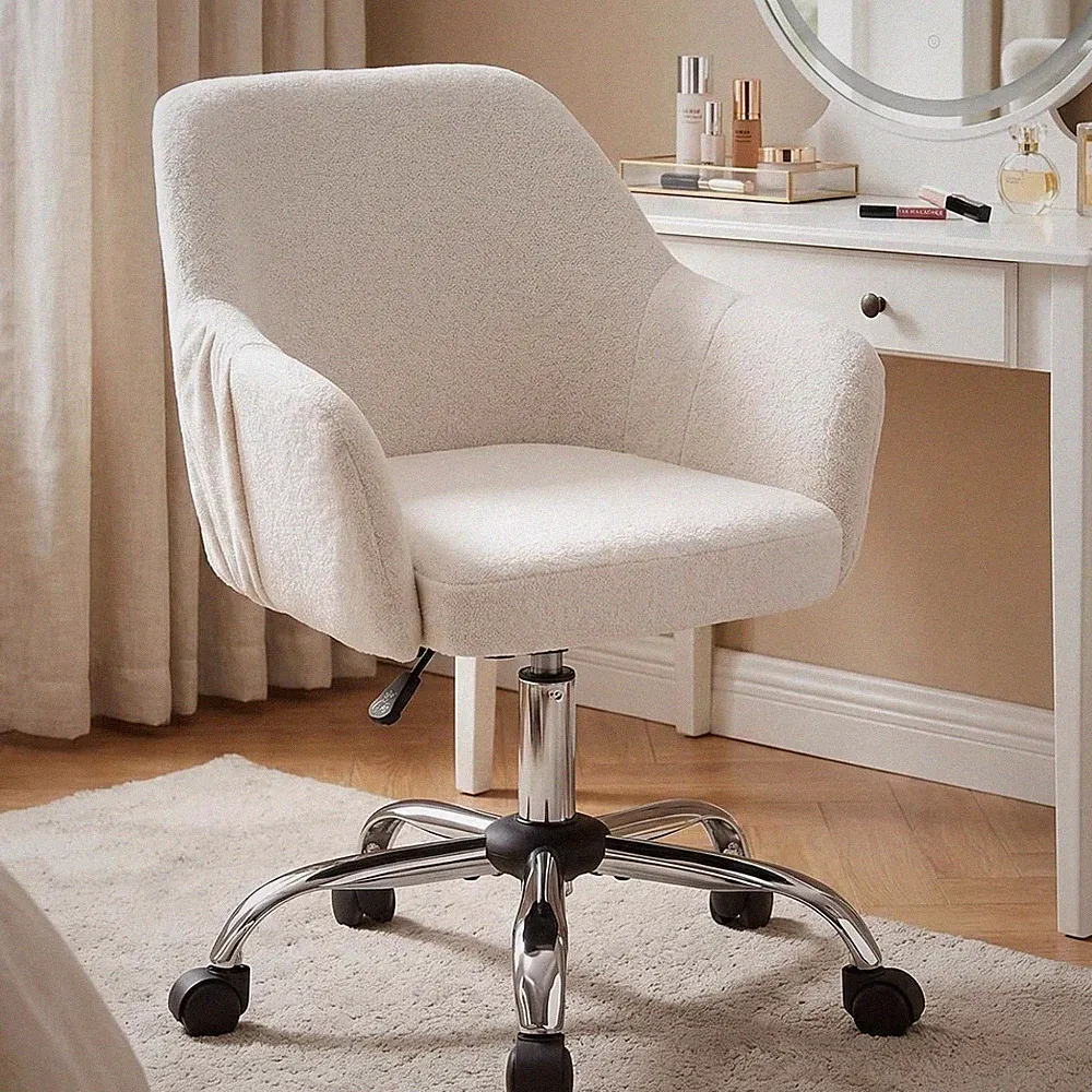 Bürostuhl Samt 62x62x88cm höhenverstellbar bequem Drehstuhl Homeoffice modern