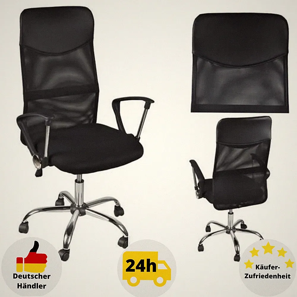 Bürostuhl Schreibtischstuhl Chefsessel Ergonomisch Drehstuhl Mesh Netz TILT