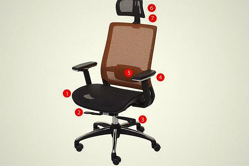 Bürostuhl Schreibtischstuhl ergonomisch Kopfstütze Stoff/Textil