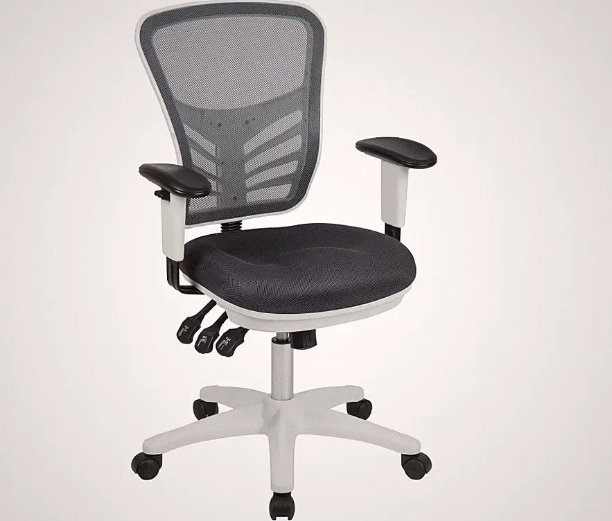 Bürostuhl Schwarz Ergonomisch Schreibtischstuhl Höhenverstellbar Büro Homeoffice