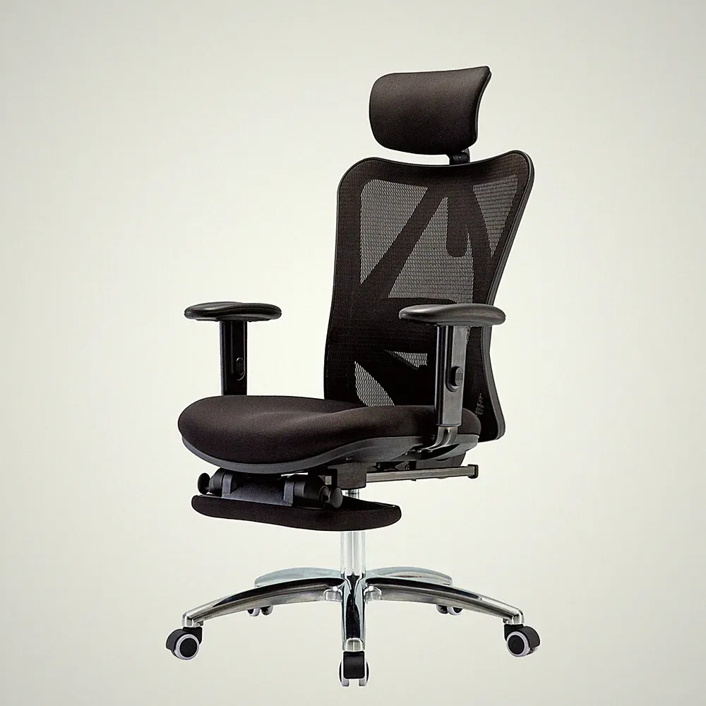 Bürostuhl SIHOO-J86, Schreibtischstuhl, verstellbare Lordosenstütze, bis 150kg