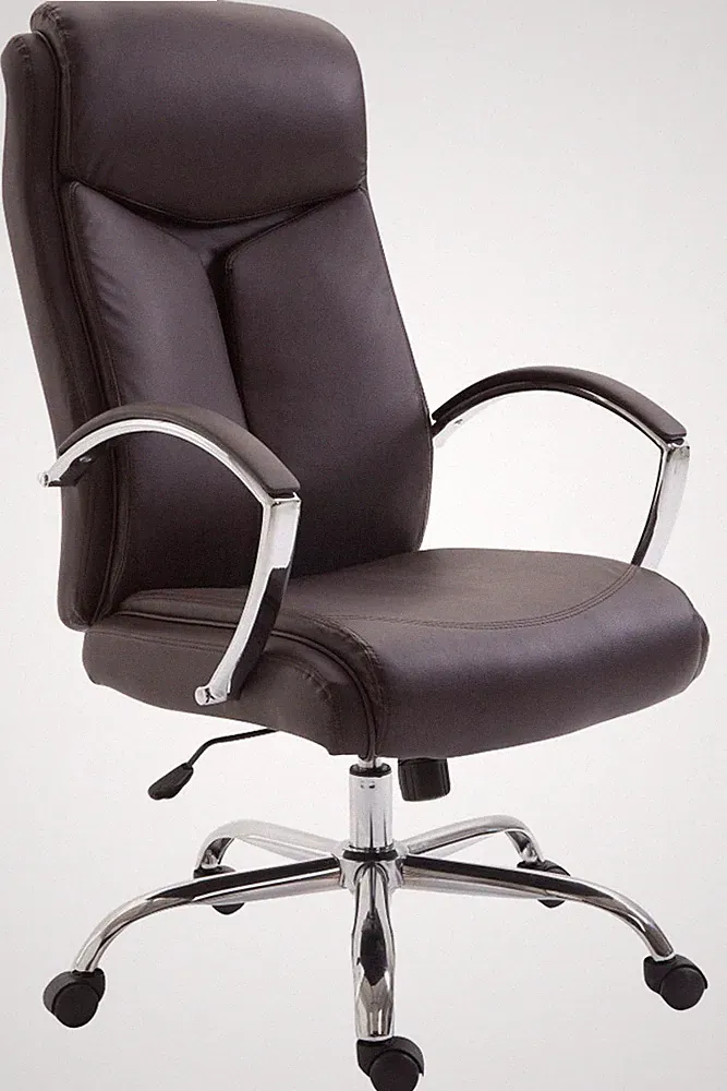 Bürostuhl Vaud Kunstleder XL Chefsessel 140 kg Drehstuhl Leder ergonomisch