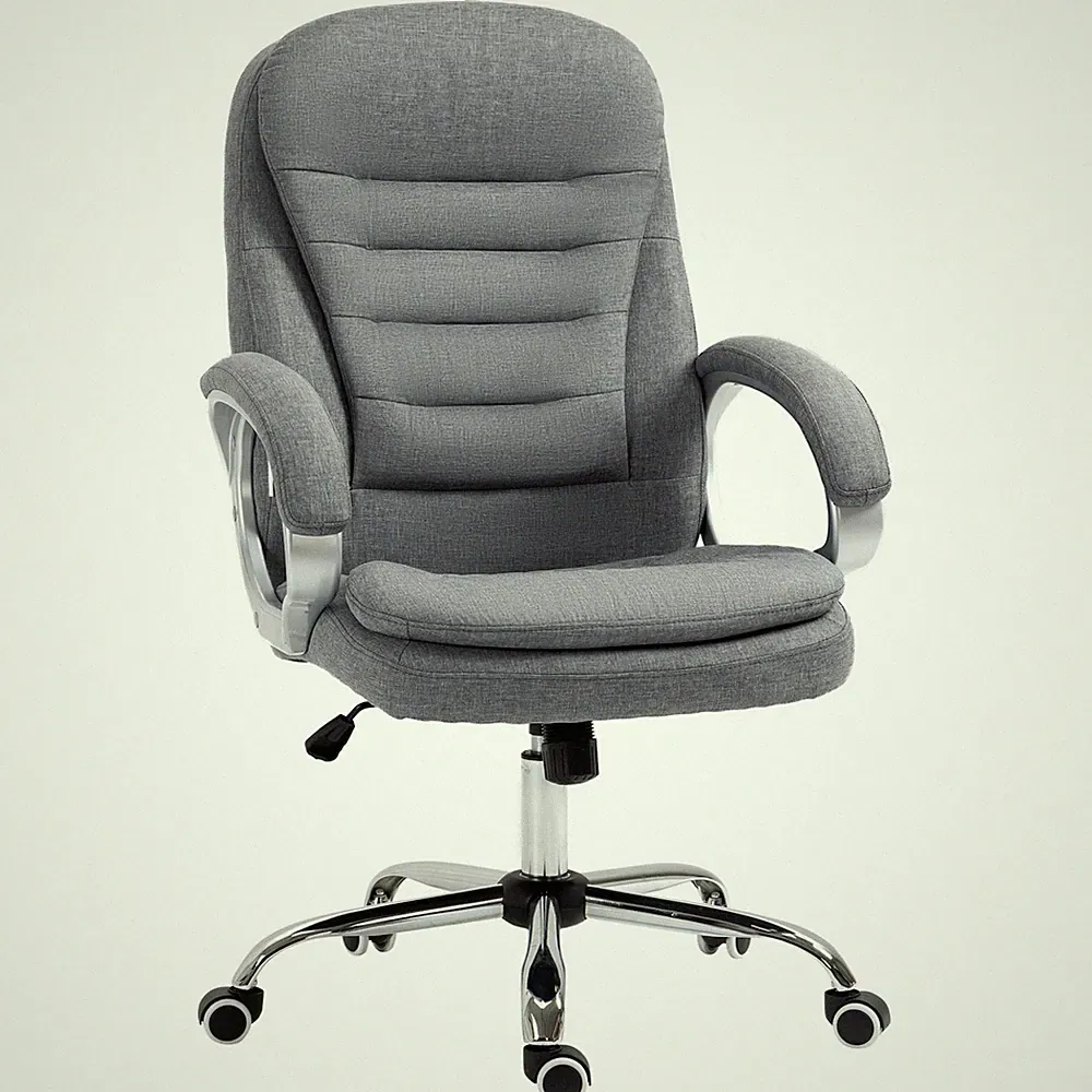 Bürostuhl Wippfunktion Ergonomischer 360° Drehstuhl höhenverstellbar 2 Farben