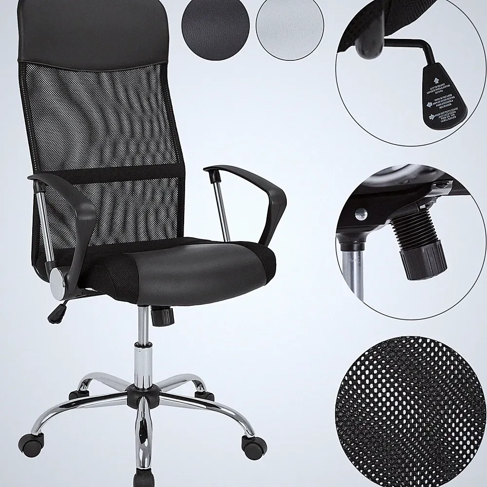 bürostuhl ergonomisch weiß kunstleder