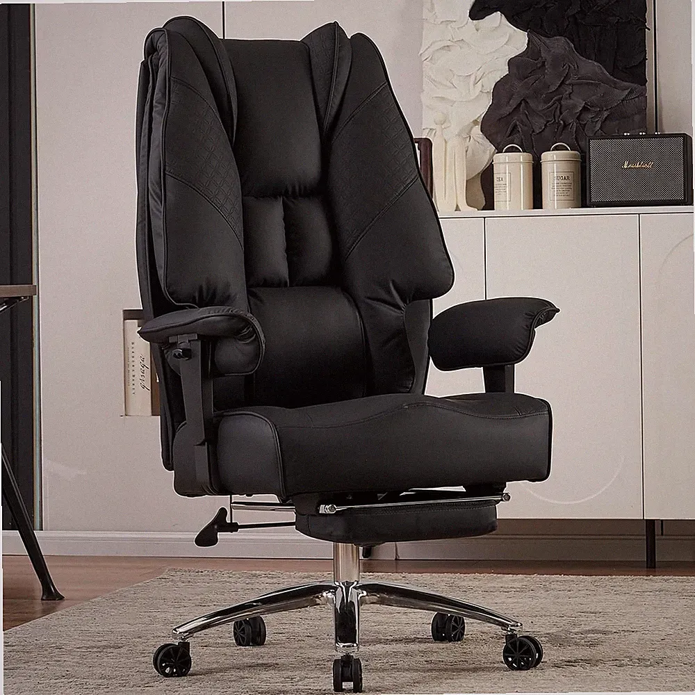 bürostuhl ergonomisch federkern leder
