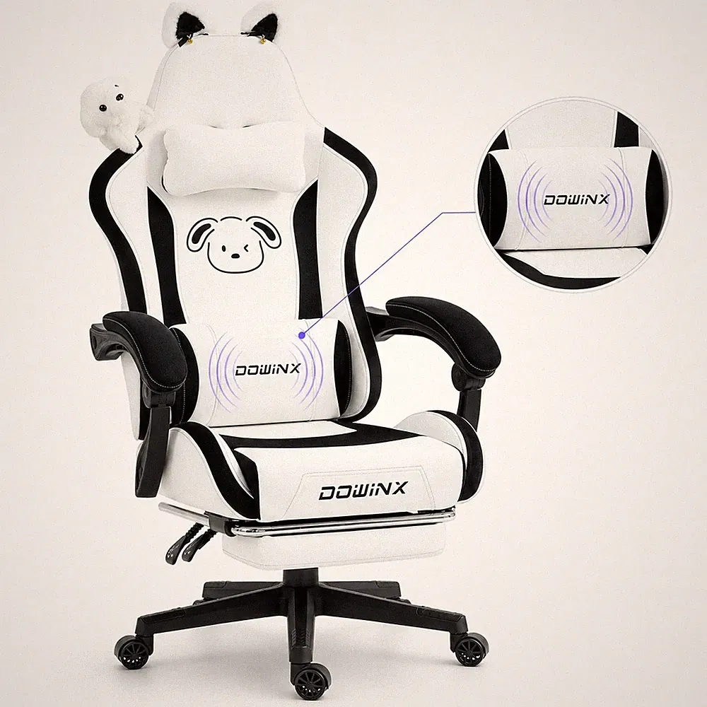 Chefsessel Bürostuhl Leder Computerliege Gaming Schreibtischstuhl Drehstuhl Lendenwirbel