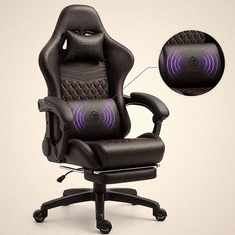 Chefsessel Bürostuhl mit Fußstütze Drehliege Computer Schreibtisch Gaming Stuhl