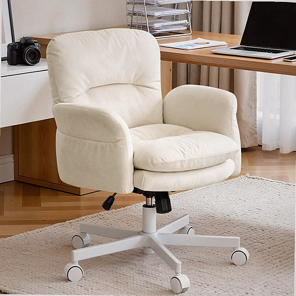 Chenille-Drehstuhl Bürostuhl Schreibtischstuhl Ergonomischer Homeoffice Stuhl