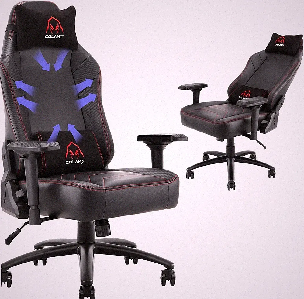 COLAMY Big and Tall Gaming Stuhl 400lbs 4D Racing Computer Gamer Stuhl Ergonomisch