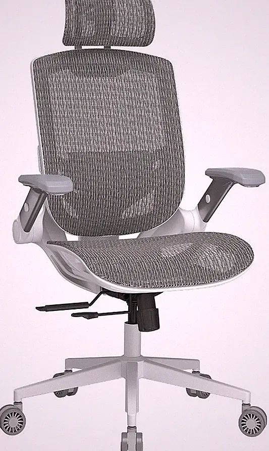 COUGAR Gaming Office-Stuhl Speeder Mesh Weiß verstellbar ergonomisch