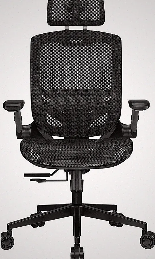 COUGAR Gaming Office-Stuhl Speeder One, Mesh, Schwarz, Atmungsaktiven Material