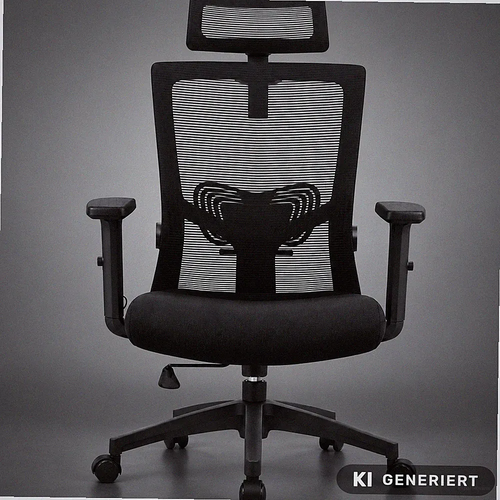 Daccormax Bürostuhl Ergonomisch Mesh-Rückenlehne bis 150 kg NEU OVP