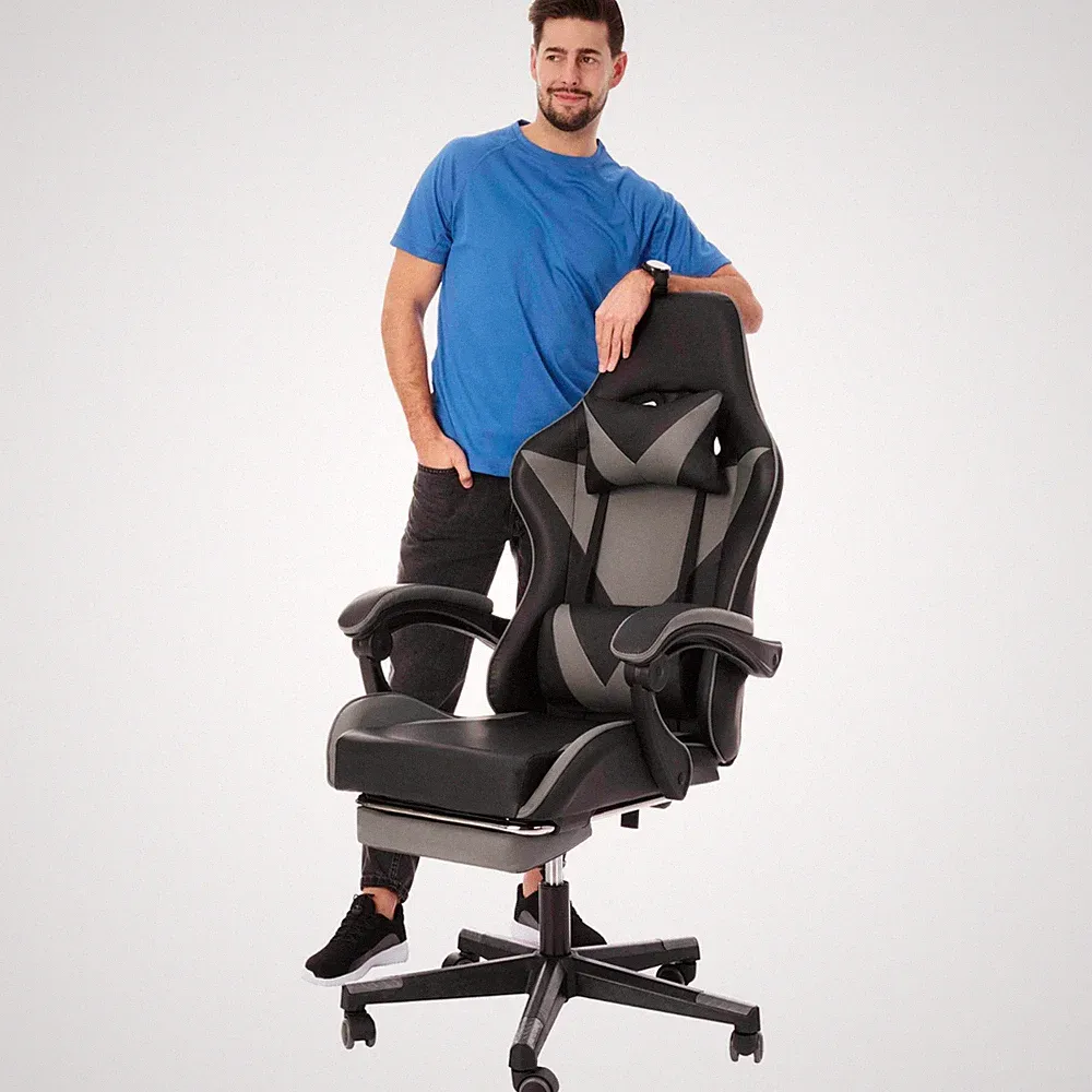 di volio Gamingstuhl RAGAZO schwarz ergonomischer Bürostuhl Computerstuhl