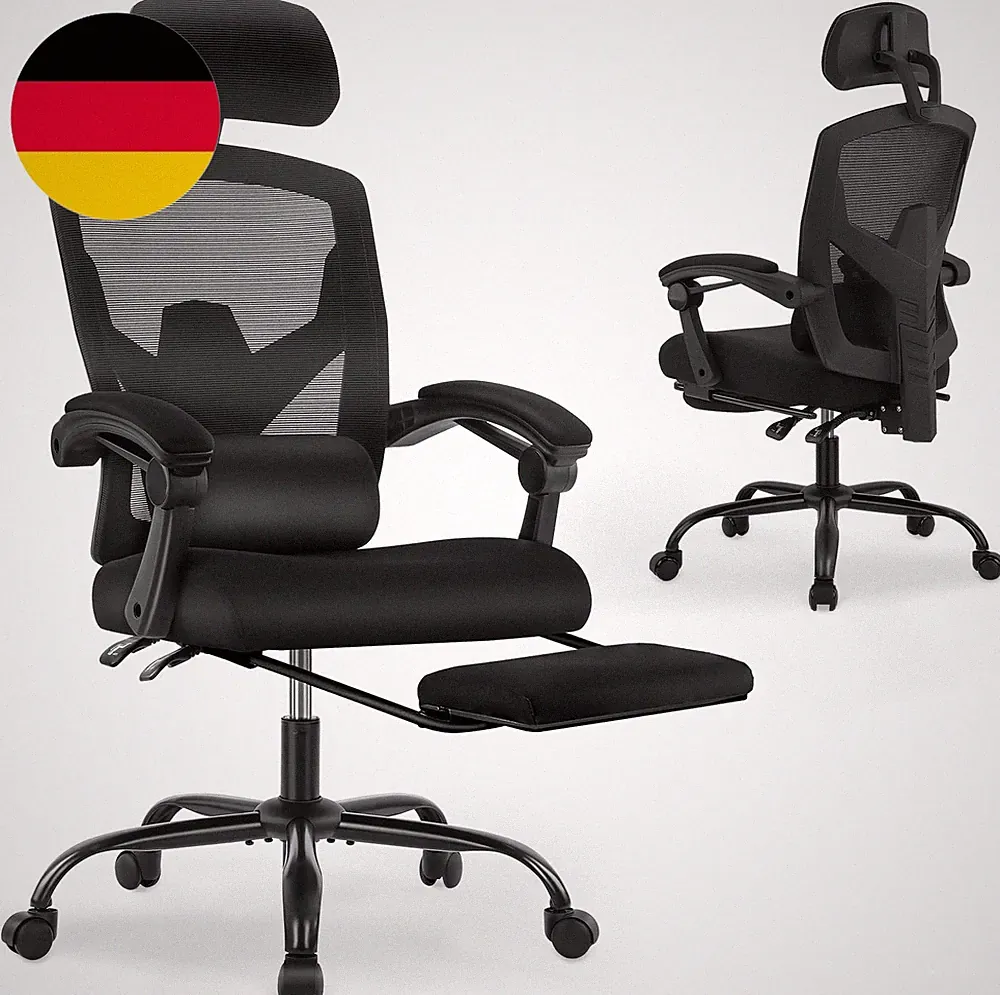 DUMOS Bürostuhl Ergonomisch EIN Schreibtischstuhl Mit Komfortarmlehnen Ausgestat