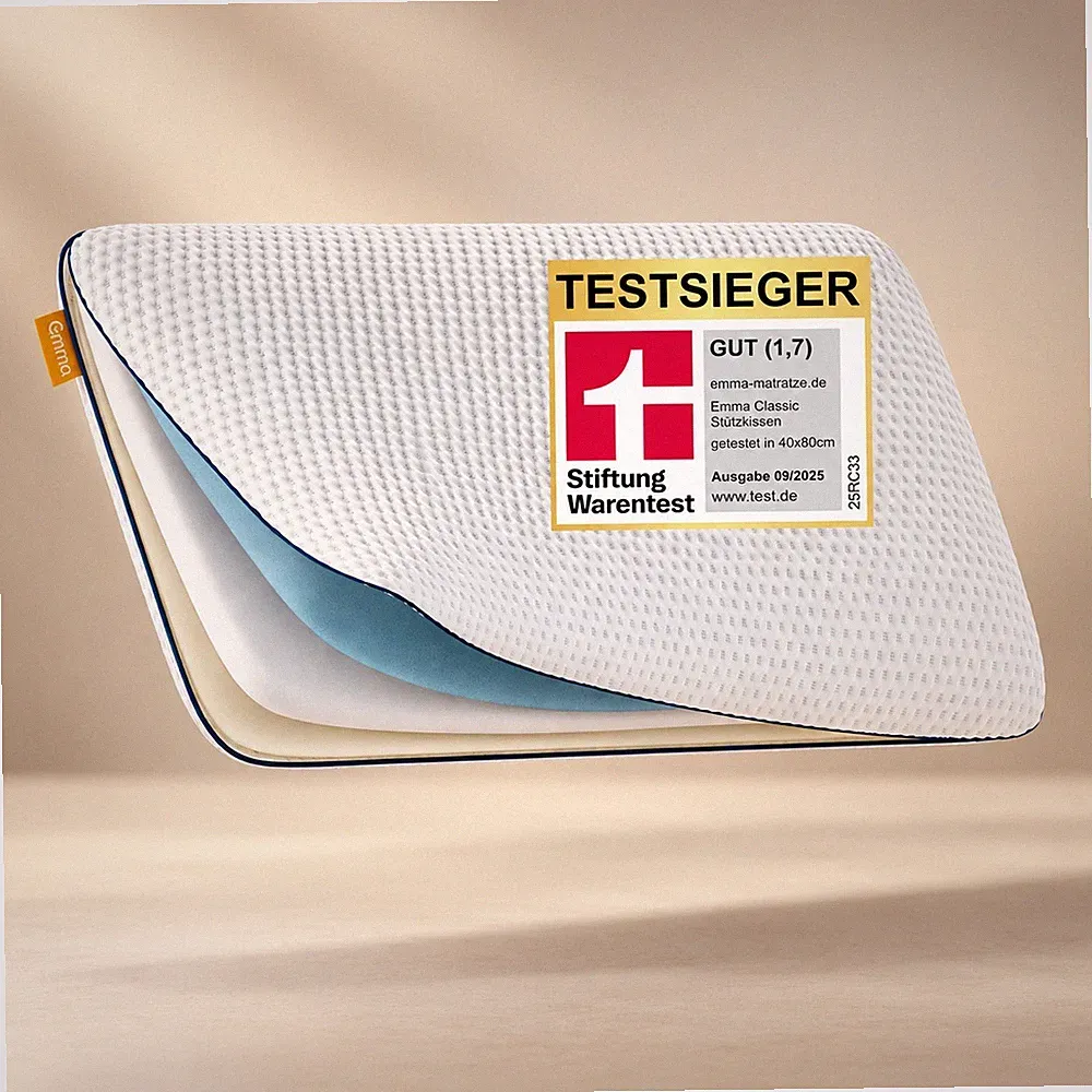 Emma Classic Stützkissen Nackenkissen ergonomisch 80x40 Memory NEU Bestseller