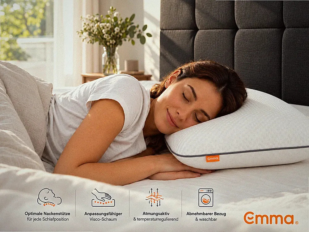 Emma Classic Stützkissen Nackenkissen ergonomisch 80x40 NEU Bestseller