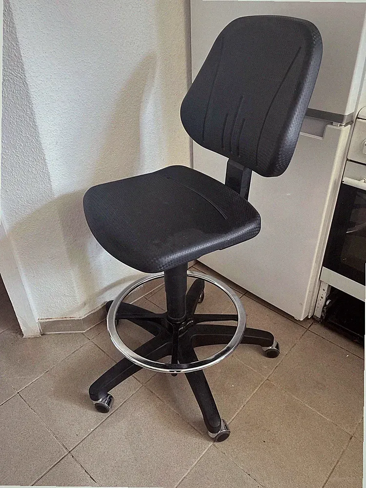 Ergonomisch Bürostuhl, Polyurethan, hohe Sitzfläche, mit Aluminiumfußkreuz