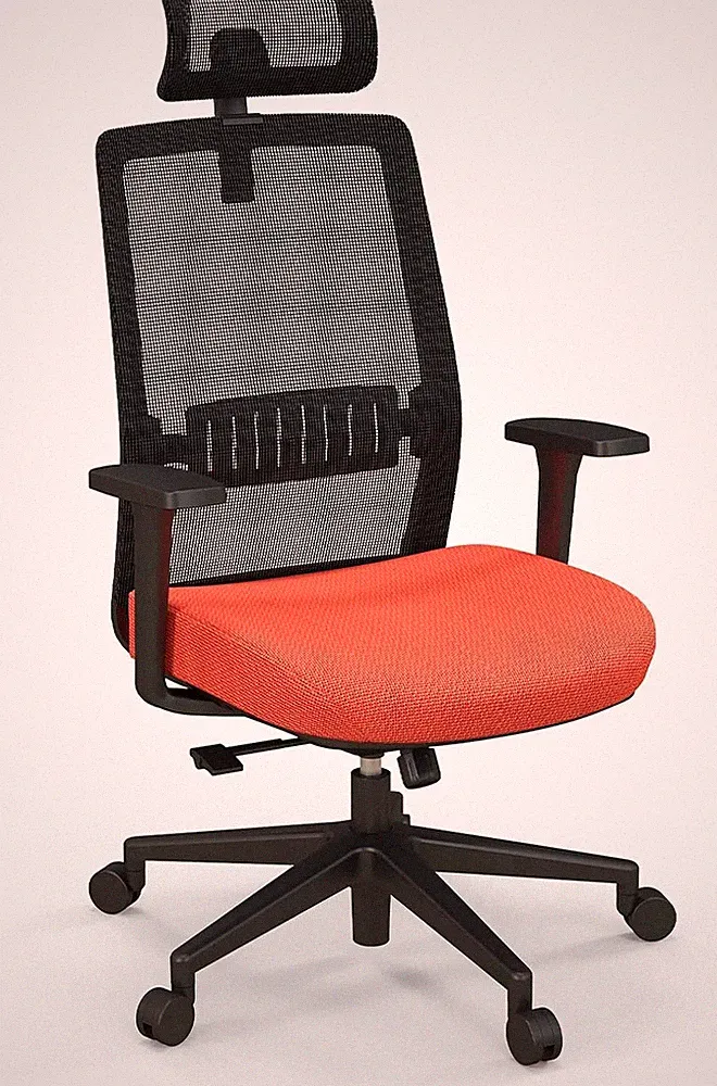 Ergonomisch Bürostuhl Schreibtischstuhl Computerstuhl 3D-Kopfstütze bis zu 180kg