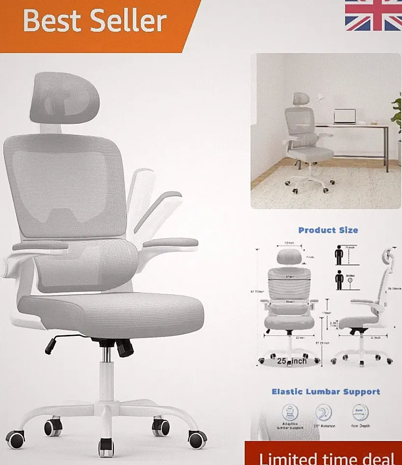 Ergonomische Bürostühle, hoher großer Arbeitszimmer Schreibtisch Computerstuhl mit Rückenstütze...
