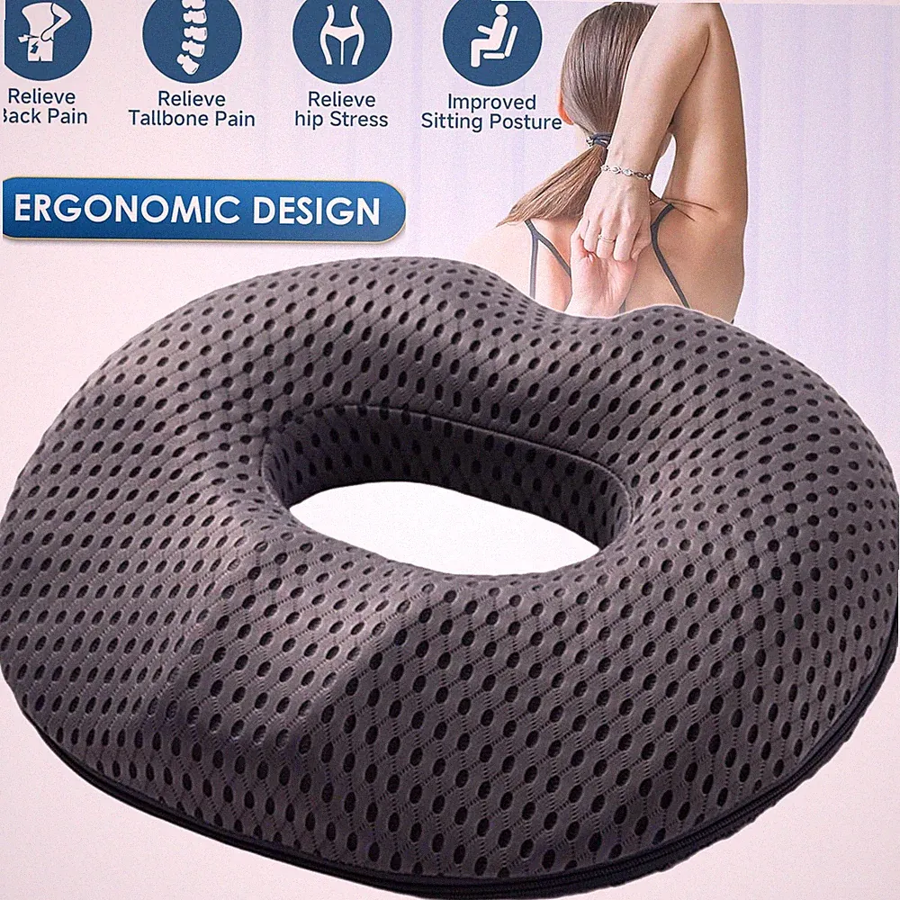 Ergonomische Sitzkissen Memory Foam Büro Autostuhl Hämorrhoiden Steißbeinkissen