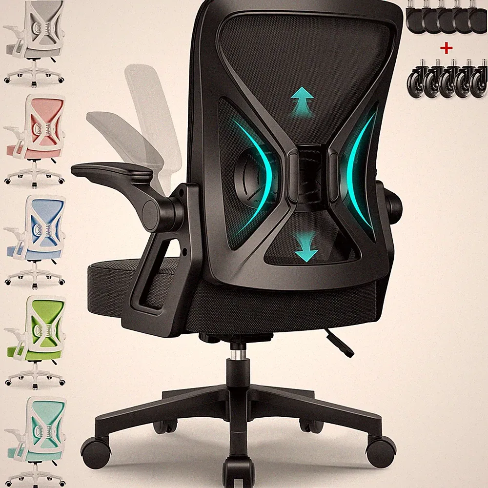 Ergonomischer Airchros Bürostuhl NetzSchreibtischstuhl mit Lendenwirbelstütze