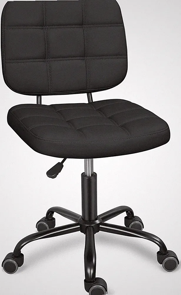Ergonomischer Bürodrehstuhl mit Höhenverstellung für Home Office bis 120kg schwa